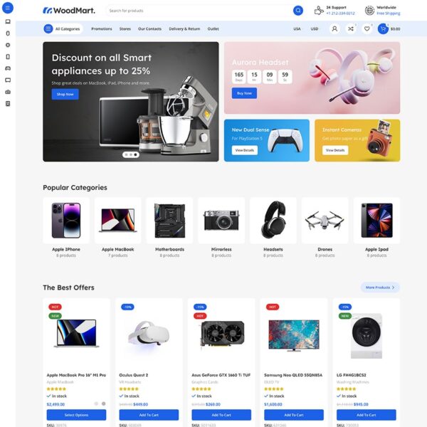 WoodMart GPL Theme | Fast, Customizable WooCommerce Theme for WordPress - Image 10