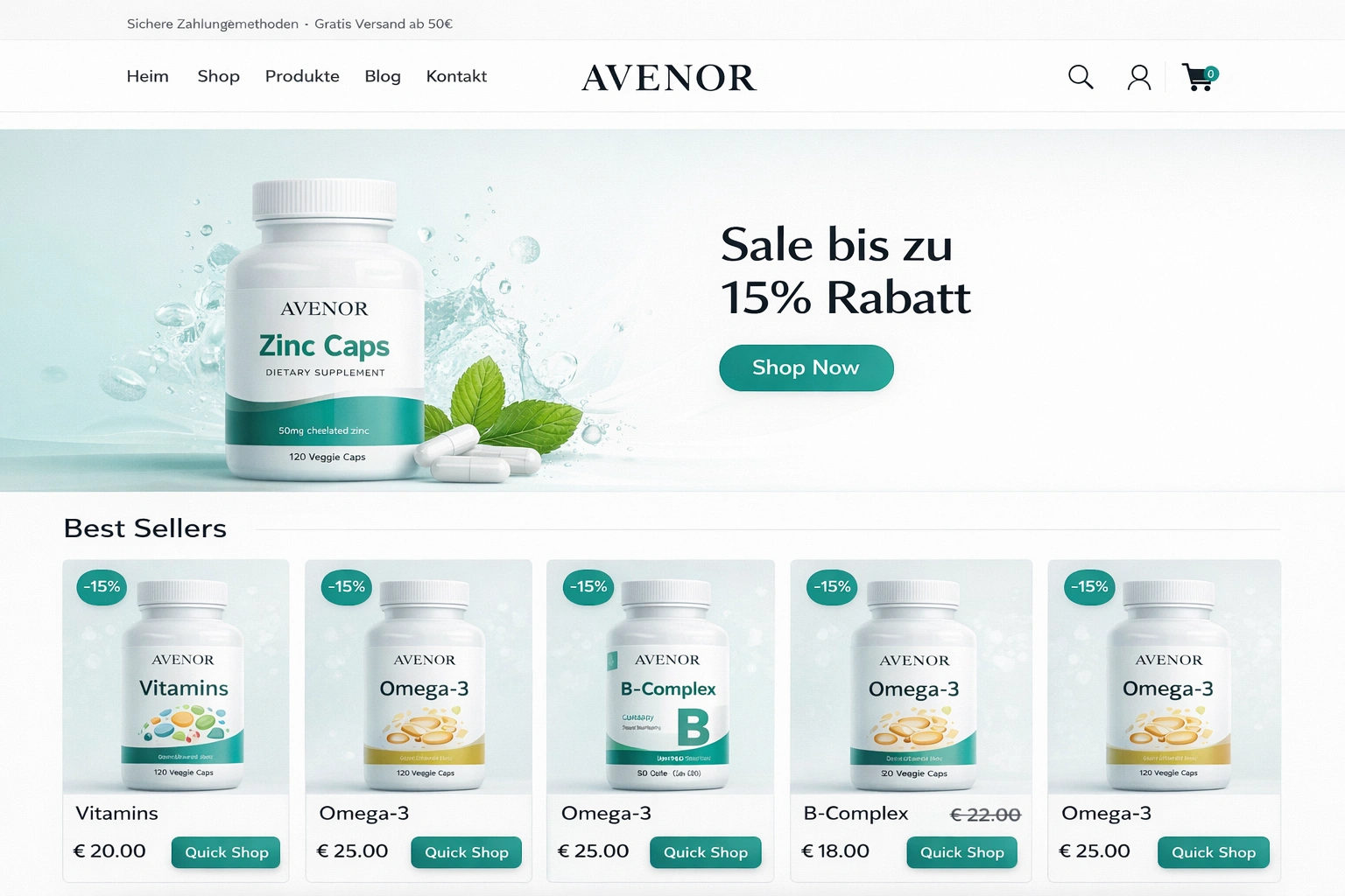 Avenor Day Website