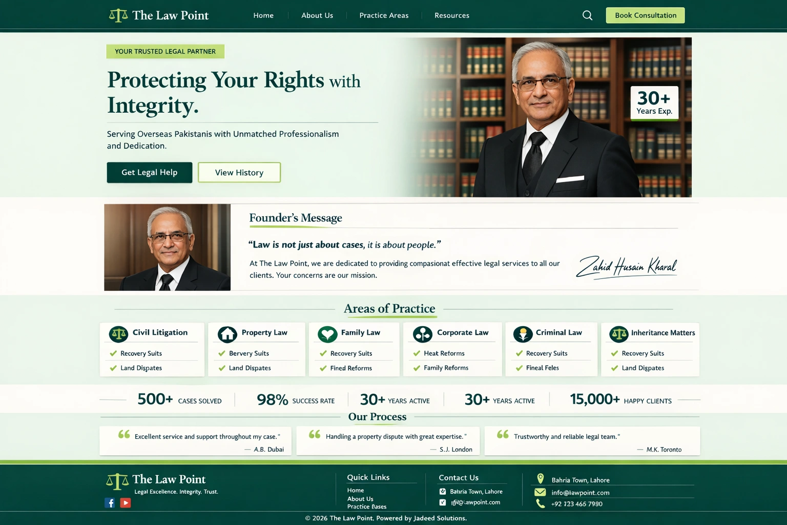 The Law Point Website
